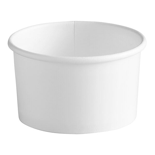 White Paper Frozen Yogurt / Food Cup - 1000/Case