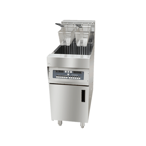 28L Electric 1-Tank 2-Basket Open Fryer