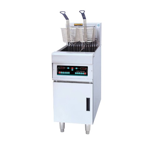 28L 2-Tank 2-Basket Electric Open Fryer