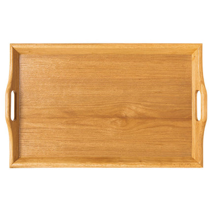 GET RST-2516-N 26 1/2" x 16 1/2" Hardwood Room Service Tray - Natural