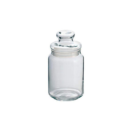 Round Glass Jar With Lid