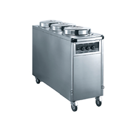 3-Holder All-steel Heated Plate Trolley