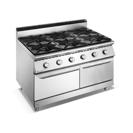 900 Series Gas 6-Burner Gas Range With Cabinet