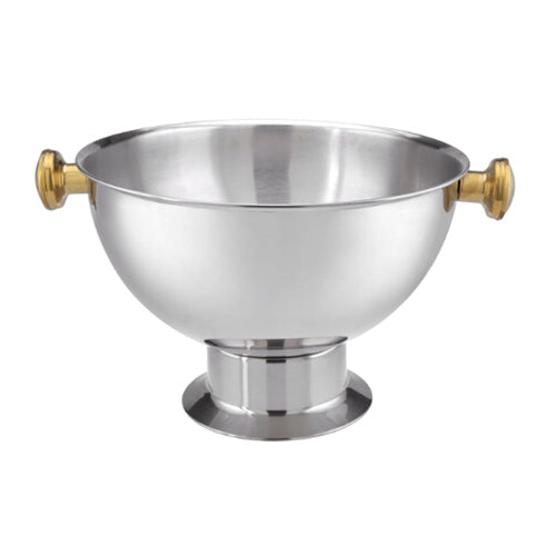 Champagne Bowl with Plated Handle Stainless Steel