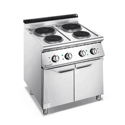 700 Series Electric 4-Hot Plate Cooker With Cabinet