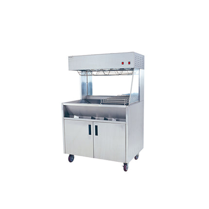 1m Freestanding Chips Warmer with Cabinet