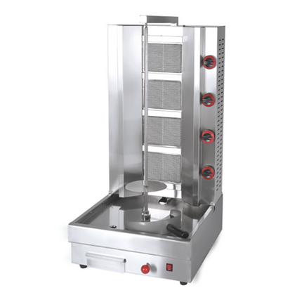 4-Burner Gas Shawarma Kebab Machine