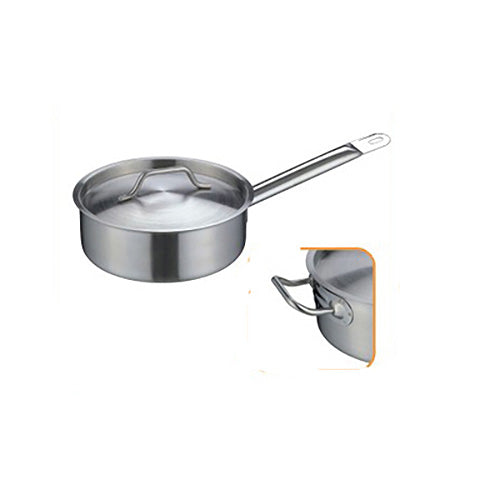 Stainless Steel Composite Bottom Sauce Pan With Double Ears