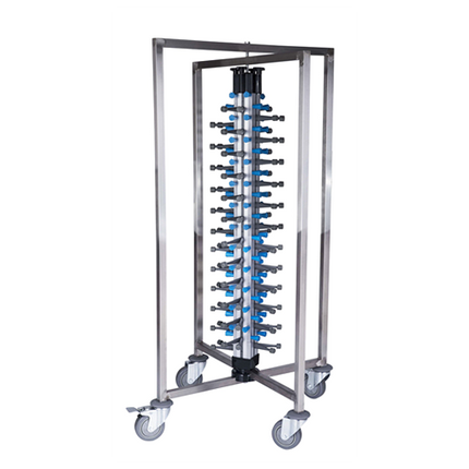 Adjustable Mobile Plate Rack