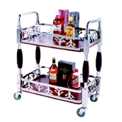 Stainless Steel Wine and Liquor Cart