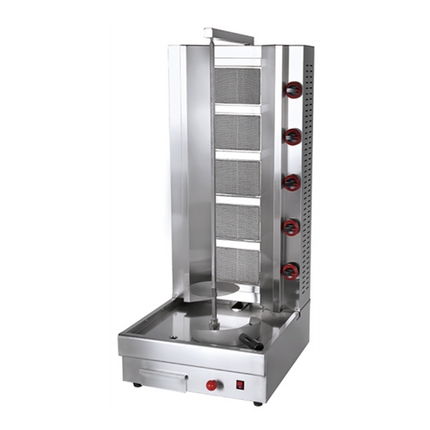 5-Burner Gas Shawarma Kebab Machine