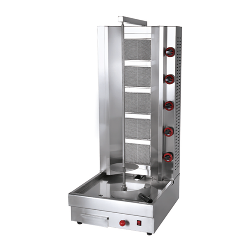 5-Burner Gas Shawarma Kebab Machine