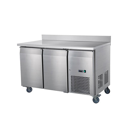 2 Doors Fancooling Undercounter Chiller with Backsplash