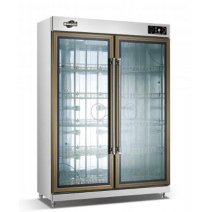 Double door glass door disinfection cabinet