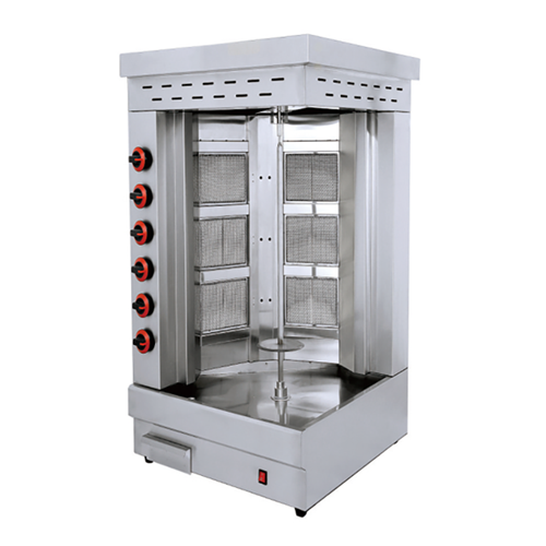 6-Burner Gas Shawarma Kebab Machine