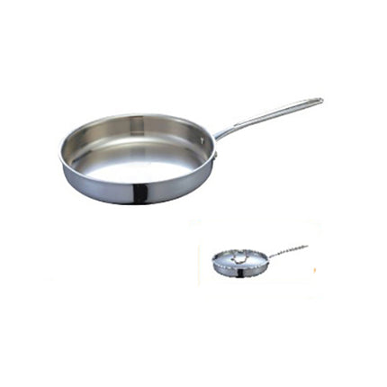 Stainless Steel Triple-ply Steel Saute Pan