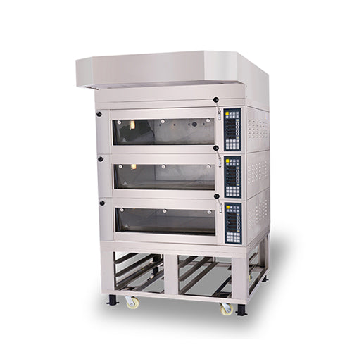 European style 3-Layer 6-Tray Electric Deck Oven