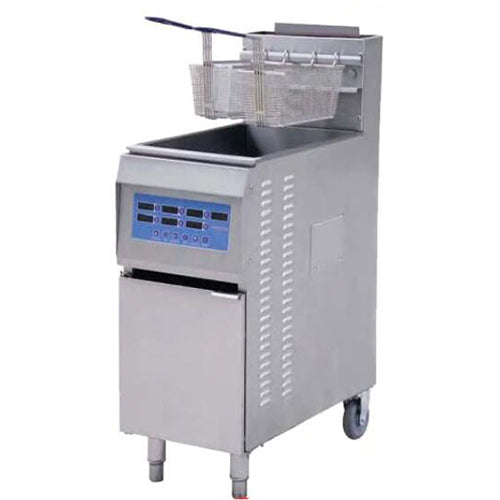 Freestanding 1-Tank 2-Basket Gas Open Fryer