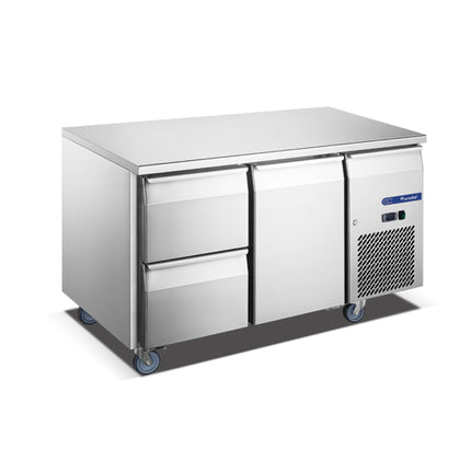 1 Doors 2 Drawers Fancooling Undercounter Chiller