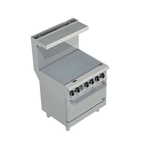 Max series 36"Gas Griddle With Oven/Stainless Steel 304
