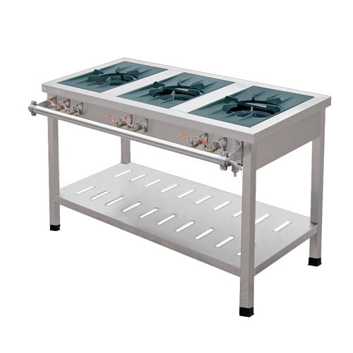 3 Burner Gas Range With Undershelf