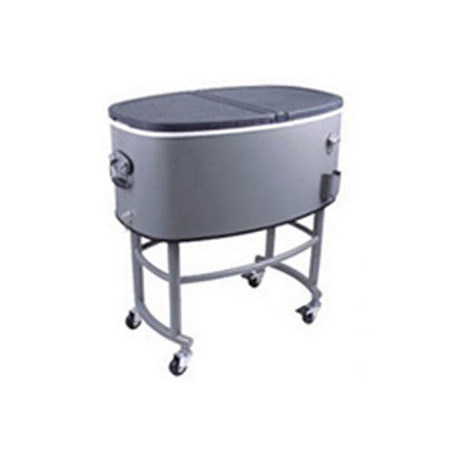 80L Oval Beverage Cooler Cart