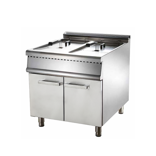 700 Series Gas 2-Tank  2-Basket Fryer With Cabinet