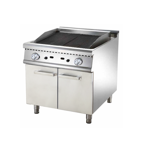 700 Series Gas Lava Rock Grill With Cabinet