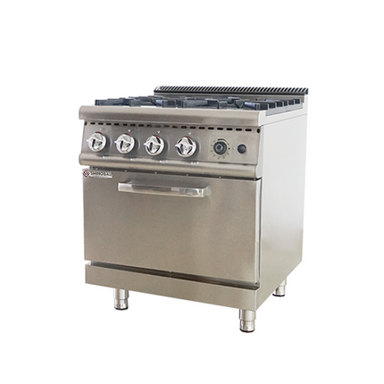 700 Series Gas Range With 4-Burner And Gas Oven