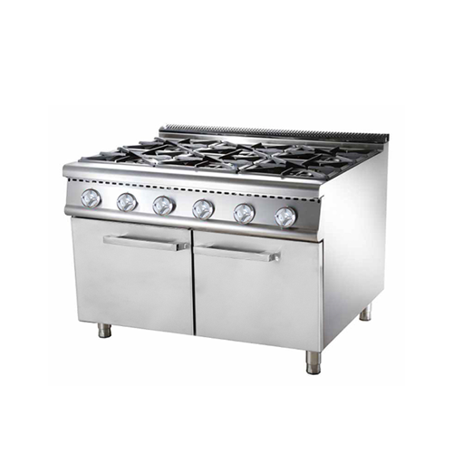 700 Series Gas Range With 6-Burner And Cabinet