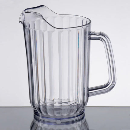 Choice 32 oz. Clear SAN Plastic Beverage Pitcher