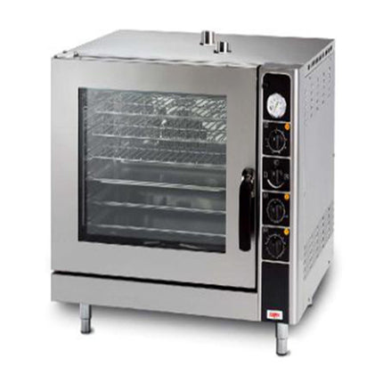 6 Tray Mini-Combi Steamer with Boiler Electronic