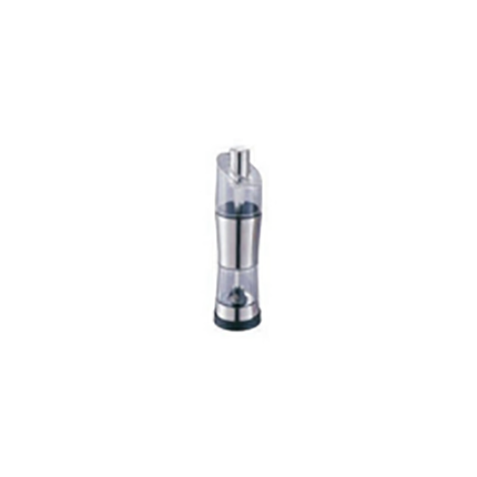 7"Stainless Steel Torch Shaped Two-in-one Pepper Mill