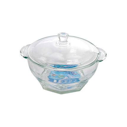 Φ225mm/Φ265mm Glass Bowl With Double Ears & Lid