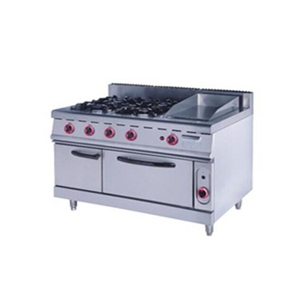 900 Series 4-Burner Gas Range With Griddle And Gas Oven