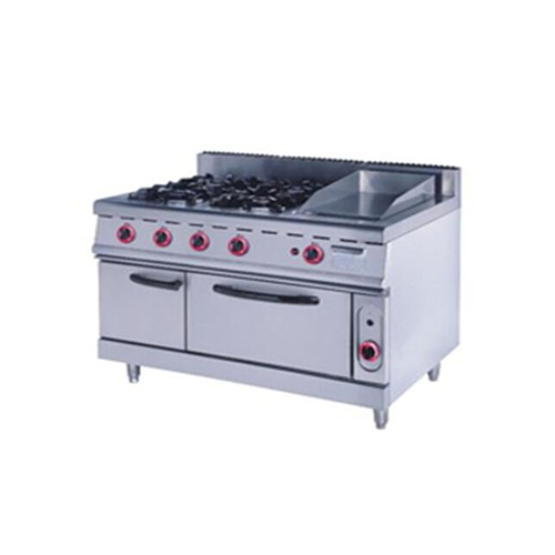 900 Series 4-Burner Gas Range With Griddle And Gas Oven