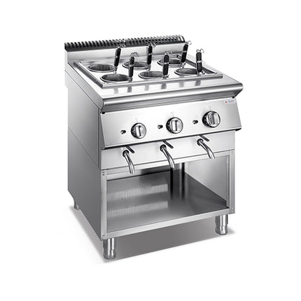 X Series Gas Pasta Cooker With Open Cabinet