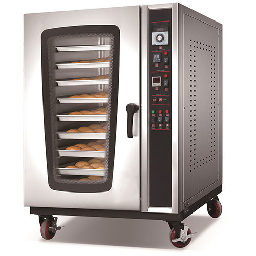 10 tray electric convection oven with steam function