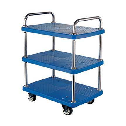 Assembling Plastic 3 Layers Service Cart