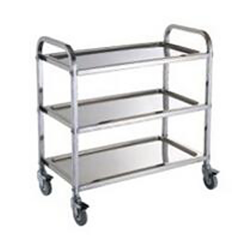 Assembling Stainless Steel 3-Layer Service Cart