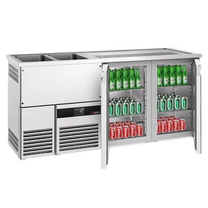 Beer bar - 1950x700mm - 2 doors