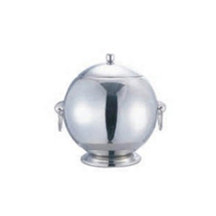 Ball-shaped Double Ply Stainless Steel Ice Bucket