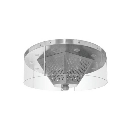 φ1000*500mm Circular Glass Hood