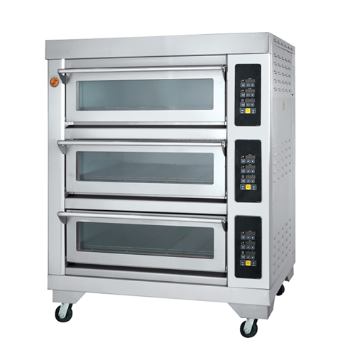 Computer Type Gas Oven 3-Layers 6-Trays