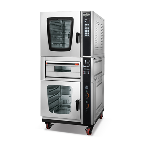 Convection oven+deck oven+proofer