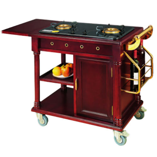 Double Head Cooking Cart