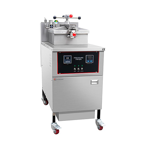 Electirc Pressure Fryer With Mechanical Panel  And Oil Filter System