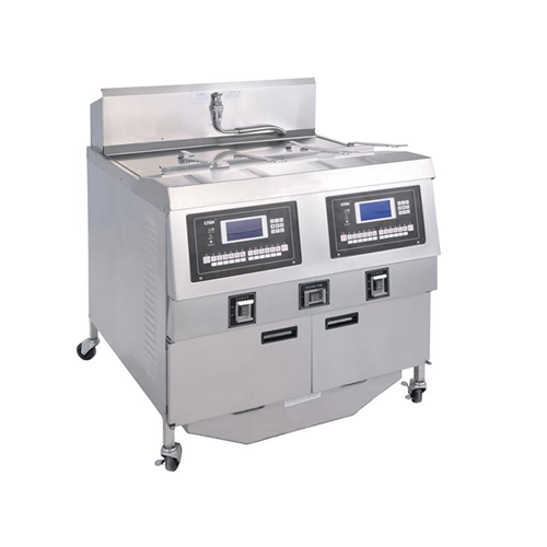 Electric 2-Tank 4-Basket Open  Fryer