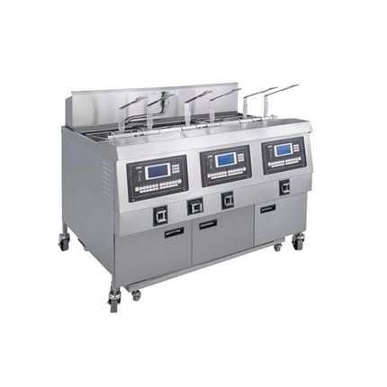 Electric 3-Tank 6-Basket Open  Fryer