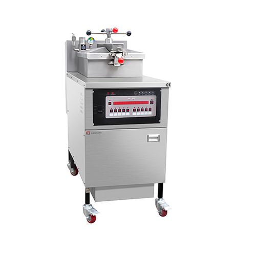 Electric Pressure Fryer With Computer Version Panel  And Oil Filter System